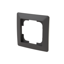 rámeček jednonásobný; Zoni, matná černá / bílá 3901T-A00010 137_obr2