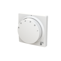 kryt termostatu prostorového s otočným ovládáním, s upevňovací maticí; Zoni, matná bílá 3292T-A00300 240_obr2