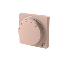 kryt termostatu prostorového s otočným ovládáním, s upevňovací maticí; Zoni, pudrová 3292T-A00300 242_obr2