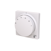 kryt termostatu prostorového s otočným ovládáním, s upevňovací maticí; Zoni, bílá 3292T-A00300 500_obr2