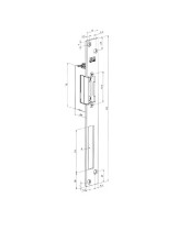 zámek FAB BEFO Profi 1211MB mech.blokace 12V AC/DC dlouhý plech_obr2