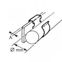 příchytka SC CADDY 812SC1924 profil 8-12mm, trubka 19-24mm /187690/_obr2