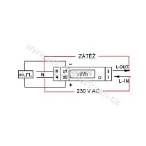 elektroměr modulový DDS353 50A MID, 1mod. LCD 1fáz. 1tarif, fakturační_obr2