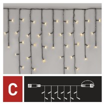 řetěz vánoční Standard LED spojovací  – rampouchy, 2,5 m, venkovní, teplá bílá EMOS D1CW01_obr3