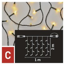 řetěz vánoční Standard LED spojovací  – záclona, 1x2 m, venkovní, teplá bílá EMOS D1EW01_obr7