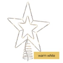 hvězda vánoční Standard LED spojovací, 28,5 cm, venkovní i vnitřní, teplá bílá, časovač EMOS D1ZW01_obr3