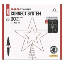 hvězda vánoční Standard LED spojovací, 28,5 cm, venkovní i vnitřní, teplá bílá, časovač EMOS D1ZW01_obr2