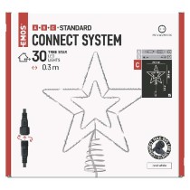 hvězda vánoční Standard LED spojovací, 28,5 cm, venkovní i vnitřní, studená bílá, časovač EMOS D1ZC01_obr3