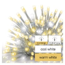 řetěz vánoční Standard LED spojovací - blikající – rampouchy, 2,5 m, venkovní, teplá/studená bílá EMOS D1CN01_obr2