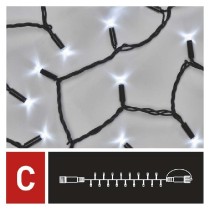 řetěz Profi LED spojovací černý, 10 m, venkovní i vnitřní, studená bílá, časovač EMOS D2AC04_obr4