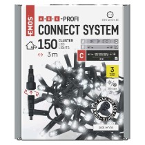 řetěz Profi LED spojovací černý – ježek, 3 m, venkovní i vnitřní, studená bílá, časovač EMOS D2BC01_obr3