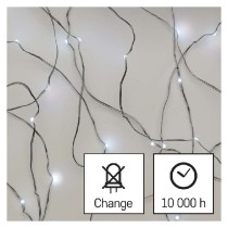 řetěz LED vánoční nano stříbrný, 10 m, venkovní i vnitřní, studená bílá, časovač EMOS D3AC01_obr3