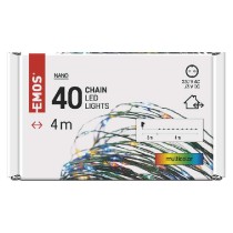 řetěz LED vánoční nano zelený, 4 m, venkovní i vnitřní, multicolor, časovač EMOS D3AM01_obr4