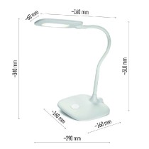 lampa LED stolní STELLA, bílá Z7602W_obr2