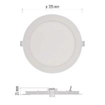 svítidlo LED EMOS NEXXO vestavné, kruh 18W 1500lm 3000K teplá bílá ZD1144_obr2
