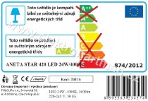 svítidlo Fulgur ANETA STAR 420 LED 24W/4000K 1600 lm_obr4