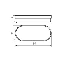 svítidlo TOLU C LED 12W-NW-W 12W 1050lm 4000K 20000h IP54 Kanlux /31496/_obr2