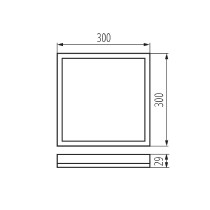 svítidlo Kanlux AZPO LED 17,5W-NW-L-B přisazené /31509/_obr2