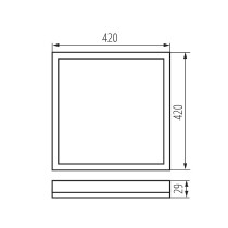 svítidlo Kanlux AZPO LED 22W-NW-L-B přisazené /31511/_obr2