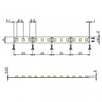 pásek LED ML-121.230.10.1 120 LED/m 9,6 W/m, 600lm/m, IP20  studená bílá ***_obr2