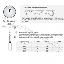 svítidlo lineární LED 8W, 640lm, 4000K, 24V, délka 504mm, IP40 /ML-443.002.35.0/_obr2