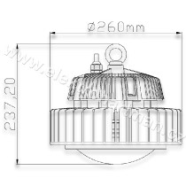 reflektor LED LEDtec 200W, 28000lm, 5000K, úhel 120°, IP65 /ML-611.315.63.0/_obr8