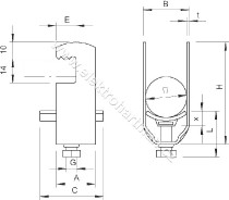 příchytka OBO SONAP 2056F 16 FT 12-16mm  /1169165/_obr2