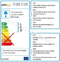 svítidlo Panlux VERSA LED 5W 3000K, 360lm, stříbrná /PN11100007/_obr2