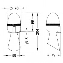 houkačka SEM240A 240V AC IP43 /40311/_obr2