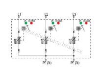 svodič Weidmuller VPU I 3 280V/12,5 kA /1352200000/  B+C***_obr2