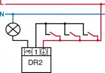stmívač na dálkové ovládání DR2-SD bílý_obr4