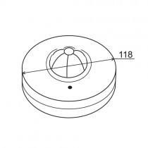 čidlo pohybové LX28B - bílá 360st IP44 stropní 3 senzory_obr4