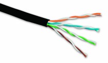 kabel UTP CAT5E PE venkovní černý Solarix SXKD-5E-UTP-PE, balení 305m /27655191/_obr2