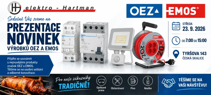 Pozvánka na prezentaci OEZ