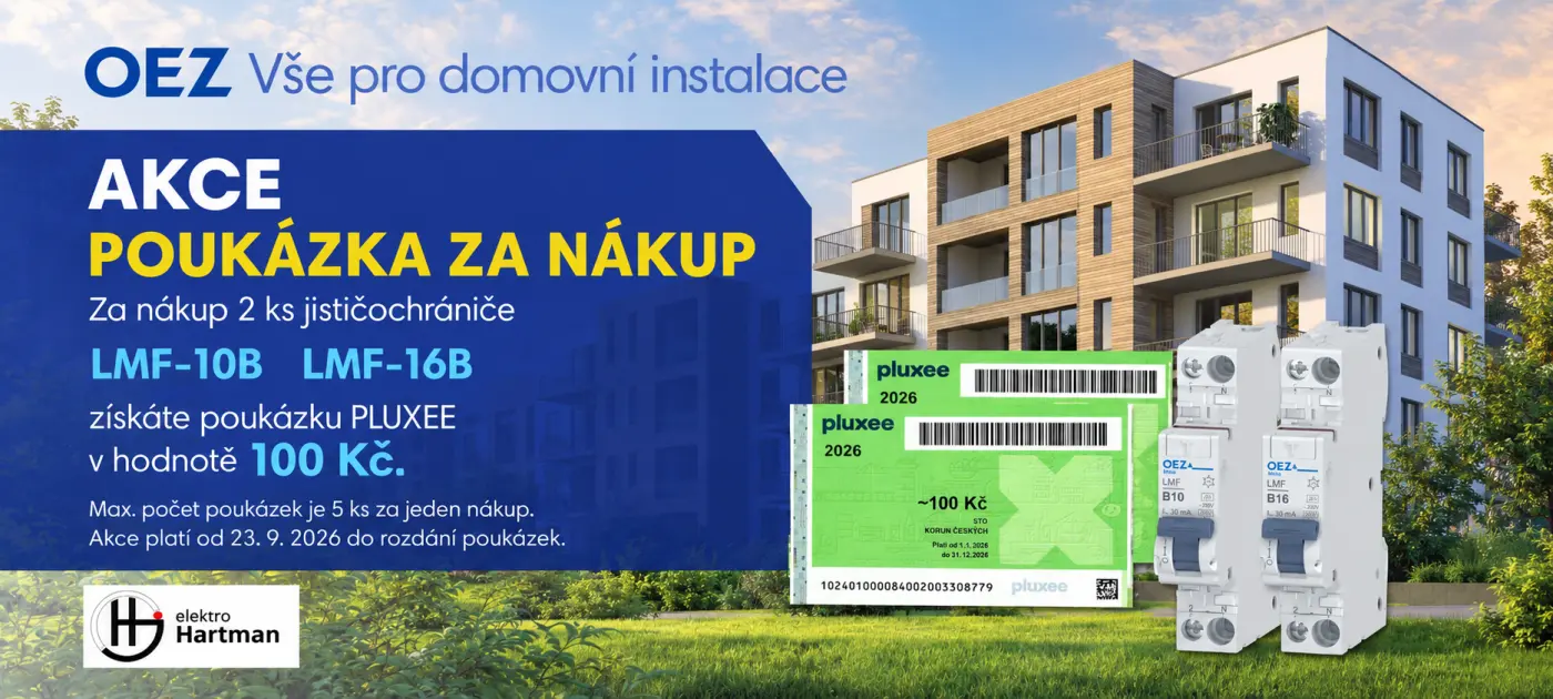 Poukázka za nákup 2ks jističochrániče LMF