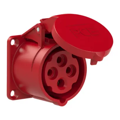 zásuvka vestavná rovná PCE 314-6f6 16A 4pól SPECIÁL