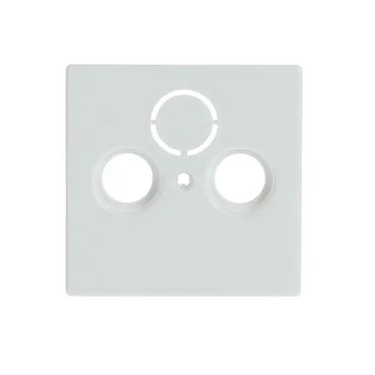 1724-0-2774  Kryt zásuvky anténní univerzální s 2 (3) otvory, studio bílá