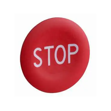HARMONY ZBA434 hmatník STOP rudá