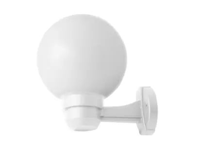 svítidlo Panlux PARK N  na zeď bílá/kouřová 60W/E27 průměr 20cm