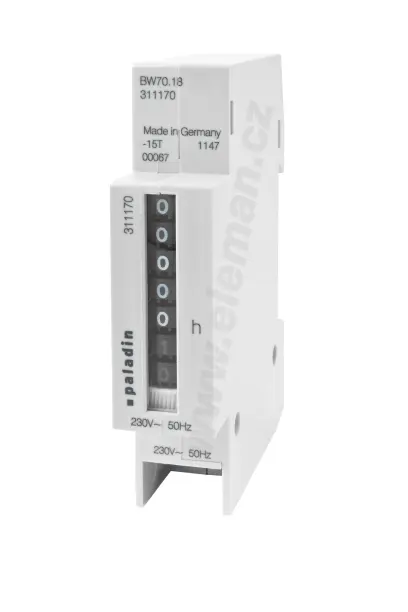 počítadlo provozních hodin 1mod 230V 50Hz BW 70.18 311170