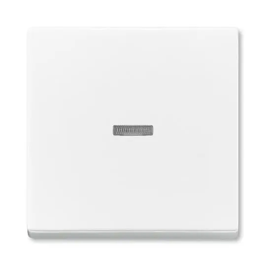 3559B-A0065384  Kryt spínače kolébkového s čirým průzorem, studio bílá