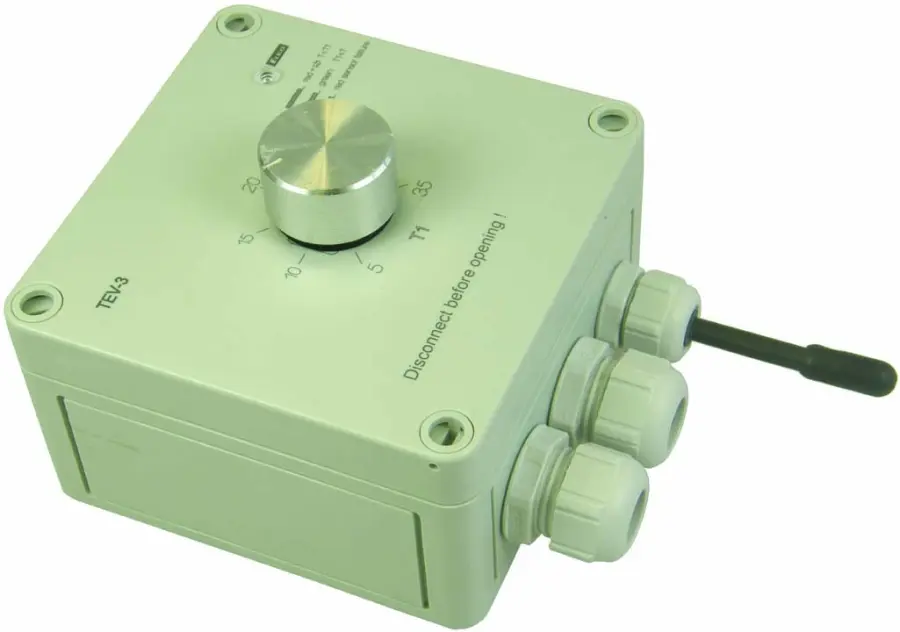 termostat TEV-3 ELKO rozsah +5 až +35°C, IP65