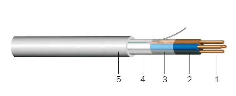 kabel JYTY-O 14x1 černé číslované