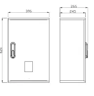 skříň přípojková SS101/NVF1W 3x250A ESTA vestavný /03621/