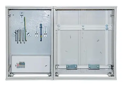 rozvaděč elektroměrový + plyn  ER212/NVP7P + PL2 ESTA vestavný, určeno pro ČEZ 3 bod.uzavírání /03163/