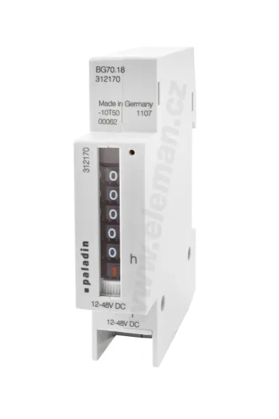 počítadlo provozních hodin 1mod 12-48V DC BG 70.18 312170
