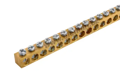 lišta NSCH 10x10x1000mm, IP00, 100A, 25mm2, 116 přip. míst