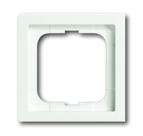 1754-0-4414  Rámeček pro elektroinstalační přístroje, jednonásobný, mechová bílá