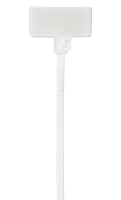 páska stahovací s popisem 52110-M Elematic 110x2,5 natural, rozměr štítku 20,4x9,1mm