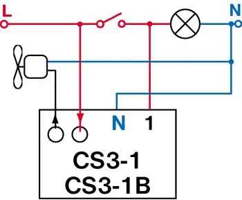 spínač časový CS3-1B Elektrobock